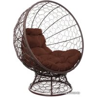 M-Group Кокос на подставке 11590205 (коричневый ротанг/коричневая подушка) Image #3