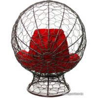 M-Group Кокос на подставке 11590206 (коричневый ротанг/красная подушка) Image #3