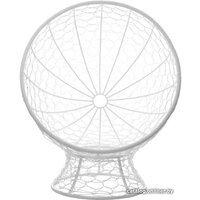 M-Group Кокос на подставке 11590102 (белый ротанг/бордовая подушка) Image #15