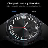 Spigen EZ FIT Glas.TR для Galaxy Watch 6 Classic (43mm) AGL07067 (2шт) Image #10
