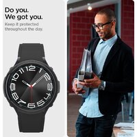 Spigen EZ FIT Glas.TR для Galaxy Watch 6 Classic (43mm) AGL07067 (2шт) Image #7
