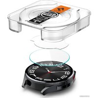 Spigen EZ FIT Glas.TR для Galaxy Watch 6 Classic (43mm) AGL07067 (2шт) Image #4