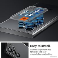 Spigen Optik TR EZ Fit camera protector для Galaxy S24 Ultra AGL07425 (2шт) Image #8