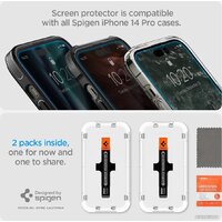 Spigen Glass TR EZ Fit для iPhone 14 Pro AGL05214 (2шт) Image #10