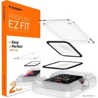 Spigen ProFlex EZ Fit для Apple Watch 6/SE/5/4 (40 mm) AFL01219 (2шт)