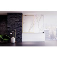 Veconi 80x150 / PL85G-80-01-C7 (стекло прозрачное/брашированное золото) Image #4