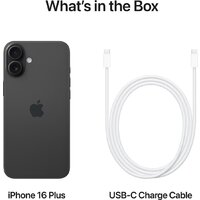 Apple iPhone 16 Plus Dual eSim 128GB (черный) Image #5