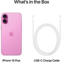 Apple iPhone 16 Plus Dual eSim 128GB (розовый) Image #5