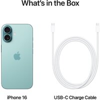 Apple iPhone 16 Dual eSim 256GB (бирюзовый) Image #7