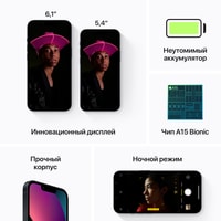 Apple iPhone 13 Dual SIM 256GB (темная ночь) Image #7