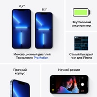 Apple iPhone 13 Pro 128GB Восстановленный by Breezy, грейд B (небесно-голубой) Image #7