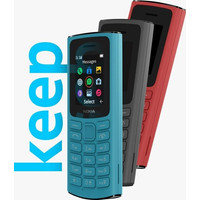 Nokia 105 (2023) Dual SIM TA-1557 (красный) Image #2