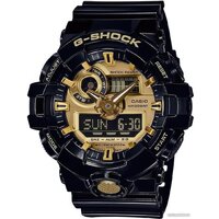 Наручные часы Casio G-Shock GA-710GB-1A - Изображение №1 — Chaika Market