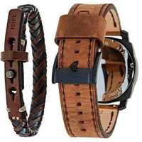 Наручные часы с украшением Fossil Machine Chronograph FS5251SET - Изображение №2 — Chaika Market