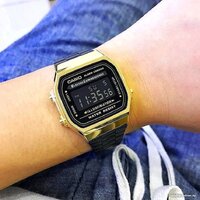 Наручные часы Casio A-168WEGB-1B - Изображение №6 — Chaika Market