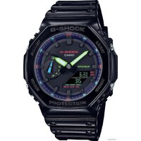 Наручные часы Casio G-Shock GA-2100RGB-1A - Изображение №1 — Chaika Market