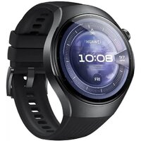 Huawei Watch 5 46 мм (черный, с черным силиконовым ремешком, международная версия) Image #4