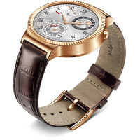 Huawei Watch Rose Gold Stainless Steel with Brown Leather Strap Image #5