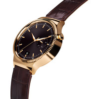 Huawei Watch Rose Gold Stainless Steel with Brown Leather Strap Image #10