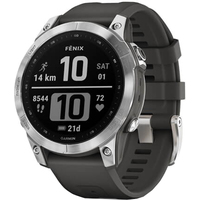 Garmin Fenix 7 Solar (серебристый/графитовый) Image #1