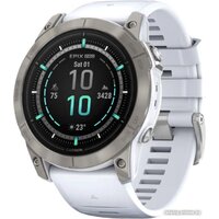 Garmin Epix Pro Gen 2 Sapphire 51 мм (титан/белый камень)