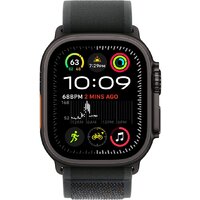 Apple Watch Ultra 2 LTE 49 мм (титановый корпус, черный/черный, нейлоновый ремешок M/L) Image #2