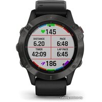 Умные часы Garmin Fenix 6 Sapphire (серый/черный) - Изображение №6 — Chaika Market