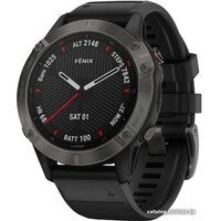 Garmin Fenix 6 Sapphire (серый/черный)