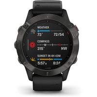 Garmin Fenix 6 Sapphire (серый/черный) Image #5