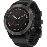 Garmin Fenix 6 Sapphire (серый/черный)