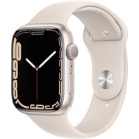 Apple Watch Series 7 45 мм (звездный свет/звездный свет спортивный)
