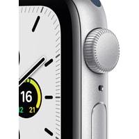Apple Watch SE 40 мм (алюминий серебристый/синий омут спортивный) Image #3