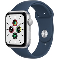 Apple Watch SE 40 мм (алюминий серебристый/синий омут спортивный) Image #1