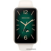 Xiaomi Smart Band 7 Pro M2141B1 (золотистый/белый, международная версия) Image #2