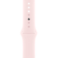Apple Watch Series 9 45 мм (алюминиевый корпус, розовый/розовый, спортивный силиконовый ремешок M/L) Image #3