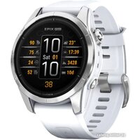 Garmin Epix Pro Gen 2 Standard 42 мм (серебро/белый камень)