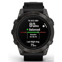 Garmin Epix Pro Gen 2 Sapphire 47 мм (карбоново-серый титан/черный, с кожаным и силиконовым ремешками) Image #6