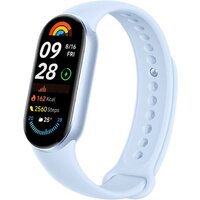 Xiaomi Smart Band 9 (голубой, с голубым силиконовым ремешком, китайская версия)