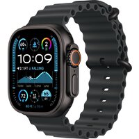 Apple Watch Ultra 2 LTE 49 мм (титановый корпус, черный/черный, ремешок из эластомера)