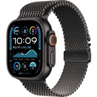 Apple Watch Ultra 2 LTE 49 мм (титановый корпус, черный/черный, миланская петля S) Image #1