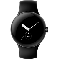 Google Pixel Watch LTE (матовый черный/обсидиан, спортивный силиконовый ремешок) Image #1