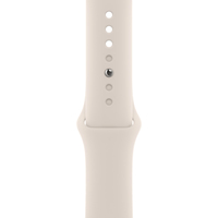 Apple Watch SE 2 44 мм (алюминиевый корпус, серебристый/звездный свет, спортивные силиконовые ремешки S/M + M/L) Image #3