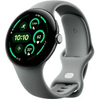 Google Pixel Watch 3 45 мм (лесной орех/лесной орех, спортивный силиконовый ремешок)