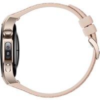 Huawei Watch 5 42 мм (песочный, с бежевым силиконовым ремешком, международная версия) Image #4