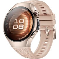 Huawei Watch 5 42 мм (песочный, с бежевым силиконовым ремешком, международная версия) Image #1
