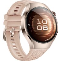 Huawei Watch 5 42 мм (песочный, с бежевым силиконовым ремешком, международная версия) Image #5