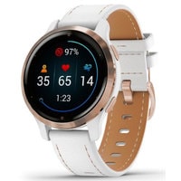 Garmin Venu 2S (розовое золото/белый кожаный) Image #3