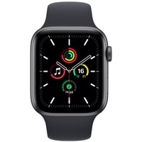 Apple Watch SE 44 мм (алюминий серый космос/полуночный) Image #2