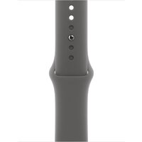Apple Watch Series 10 LTE 42 мм (титановый корпус, титановый/серый, спортивный силиконовый ремешок M/L) Image #3