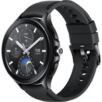 Xiaomi Watch 2 Pro (черный, с черным силиконовым ремешком, международная версия) Image #1